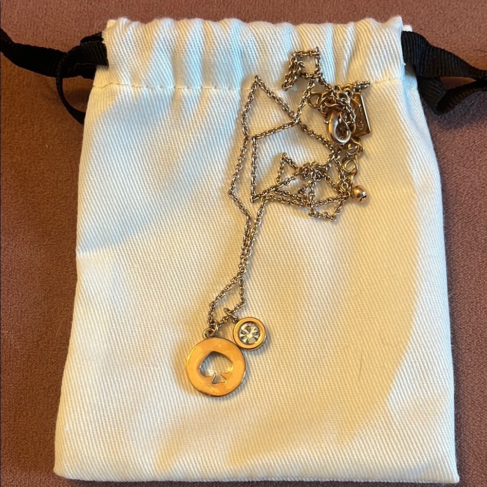 Kate Spade Rose Cold Icon Necklace